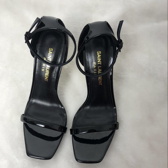 Saint Laurent patent leather sandal heels - Picture 1 of 4
